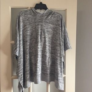 Talbots one size hooded poncho nwot